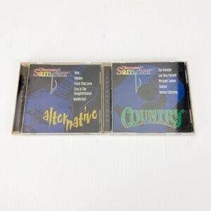 Set of 2 Vintage Discovery Sampler Audio Music CDs Country Alternative